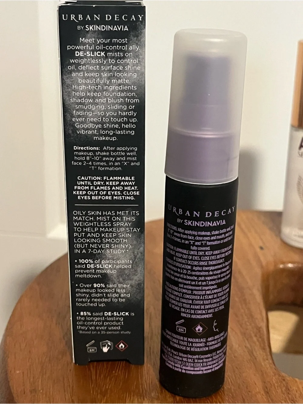 Charlotte Tilbury Airbrush Flawless Setting Spray & Urban Decay de-slick
